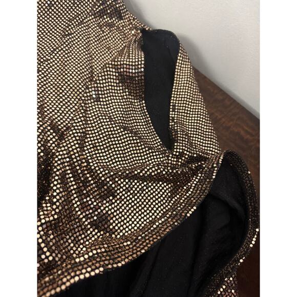 ASOPH Gold Sequin Dramatic Top with Long Sleeves Size 3X - Picture 11 of 13